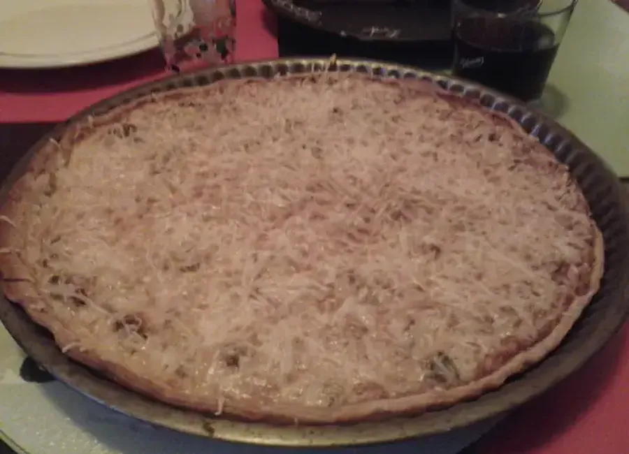 Tarte aux oignons et à la viande