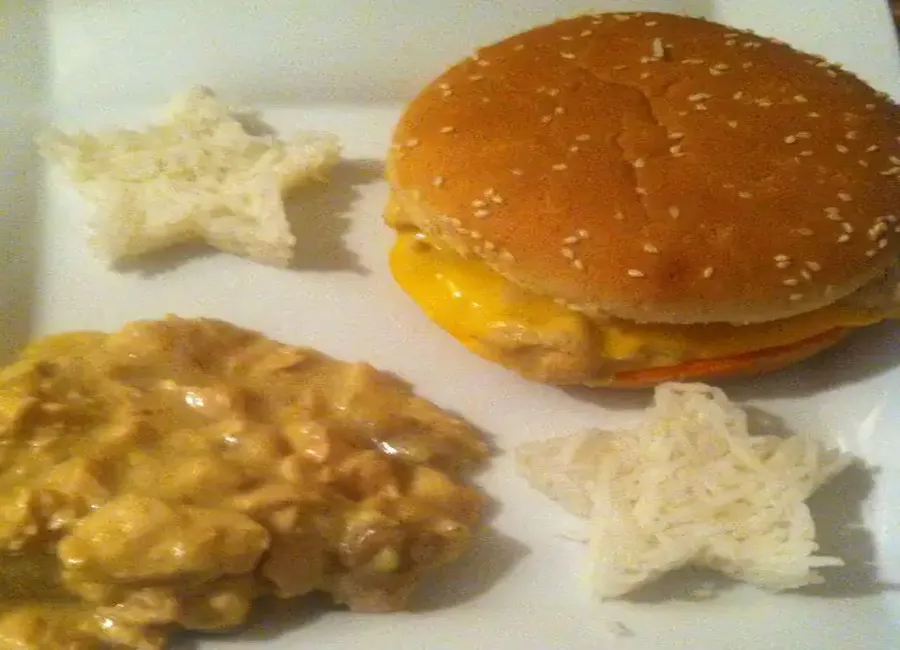 Burger à la blanquette de veau