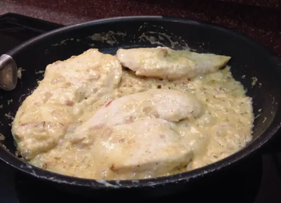 Escalopes de poulet à la moutarde facile