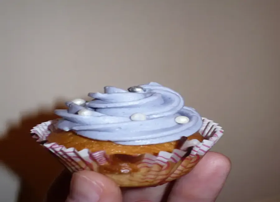 Cupcakes à la violette