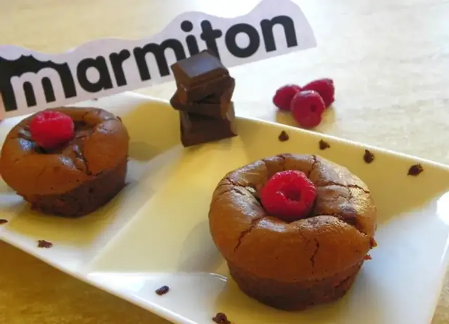 Muffins chocolat et framboise
