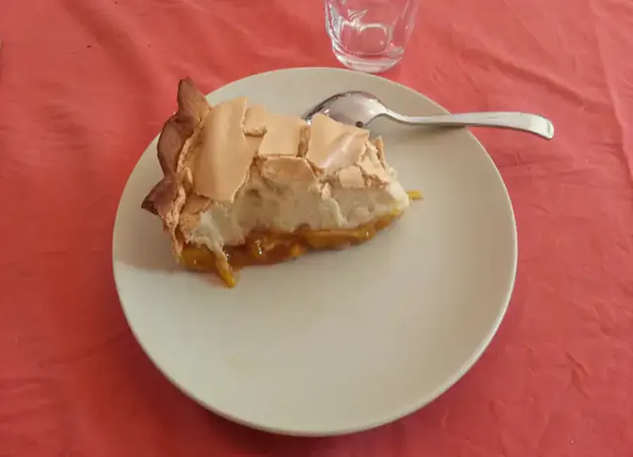 Tarte meringuée à la mangue facile