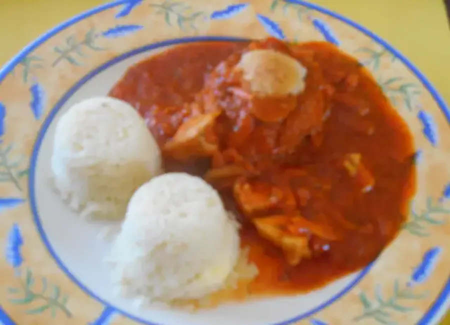 Poulet en compotée de tomates