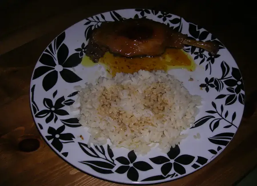 Cuisses de canard au miel et à l'orange