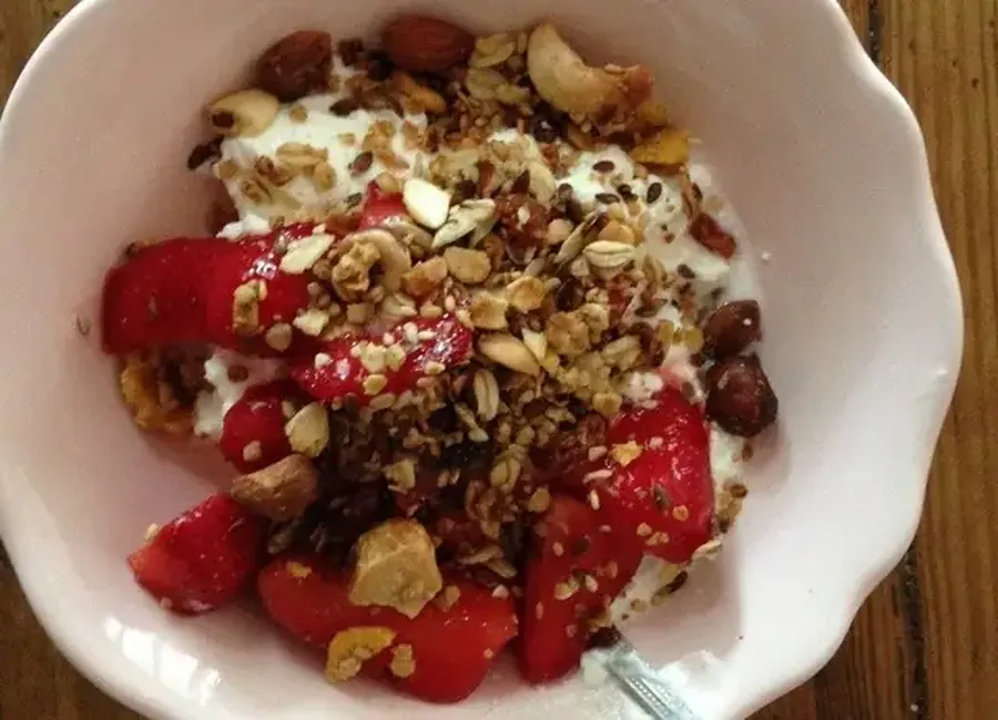 Coupe de fruits / muesli minceur