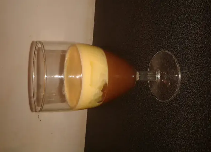 Verrines aux deux chocolats pomme miel