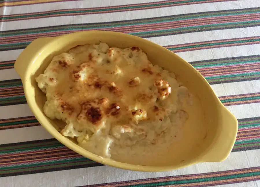 Gratin de chou-fleur franc-comtois