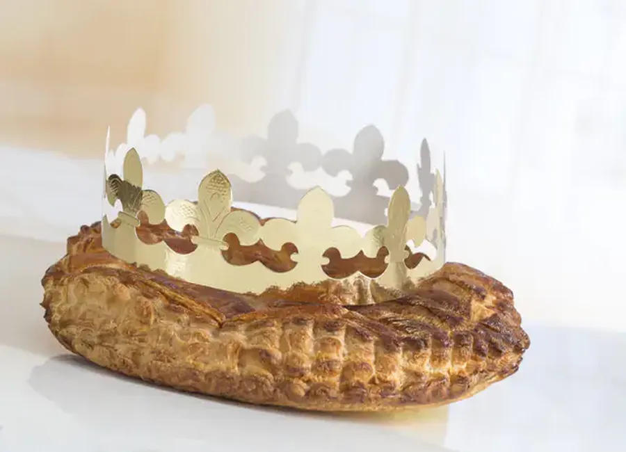 Galette des rois au chocolat, coco et pommes