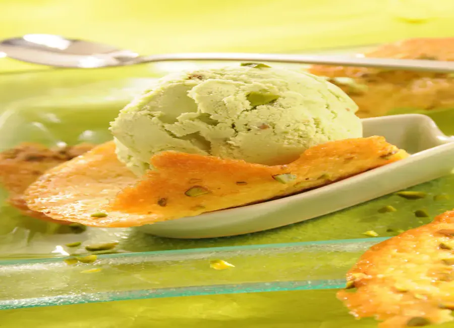 Glace aux pistaches
