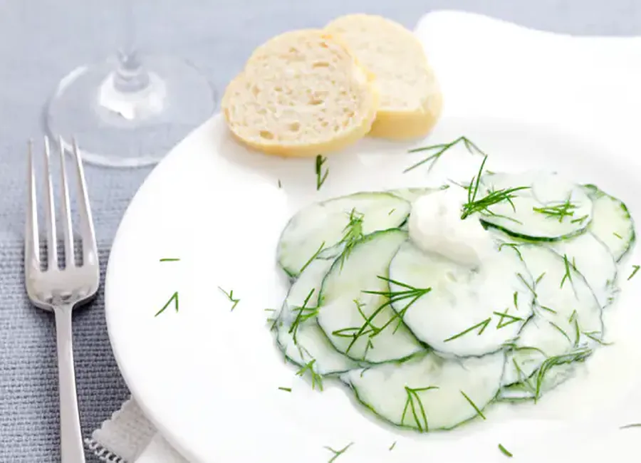 Concombre à la crème (pologne)