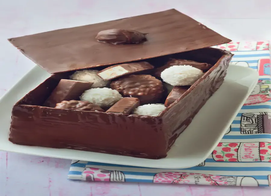 Boîte surprise en chocolat