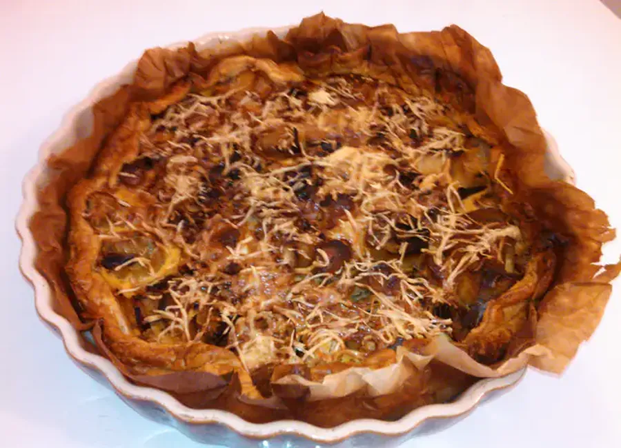 Quiche aux noix de saint-jacques