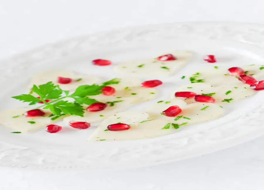 Carpaccio de radis noir