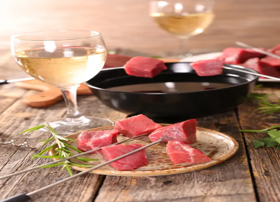Fondue au bouillon