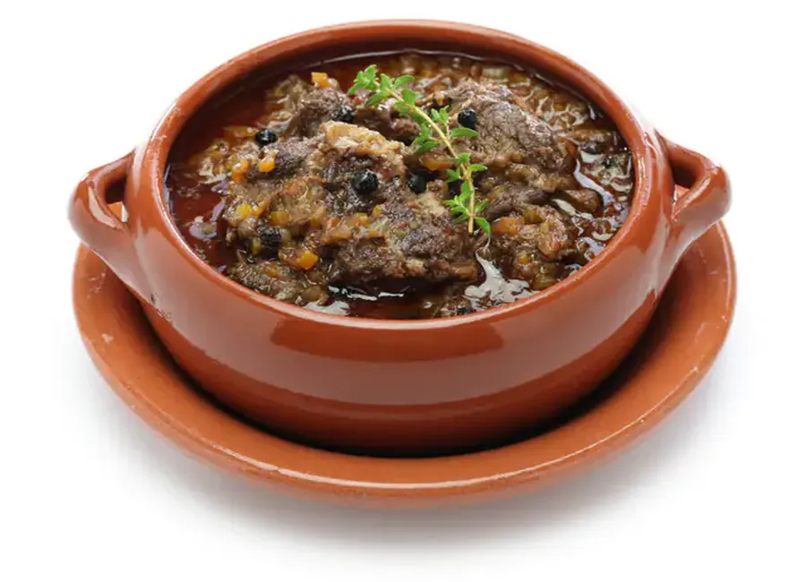 Jarret de boeuf au poivre (peposo)