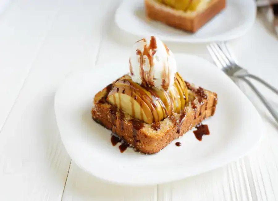Poêlée de pommes caramélisées