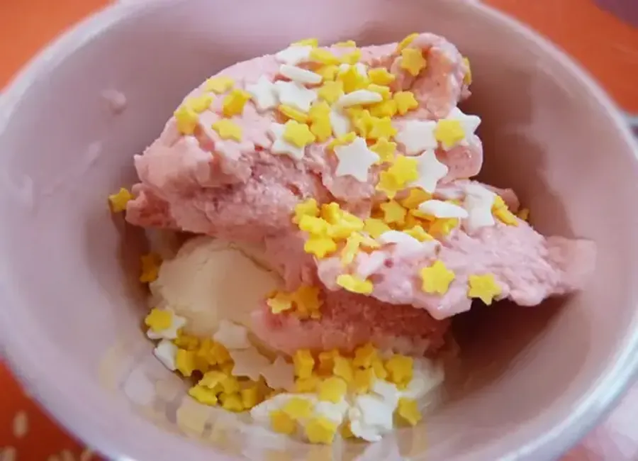 Glace de rêve à la fraise
