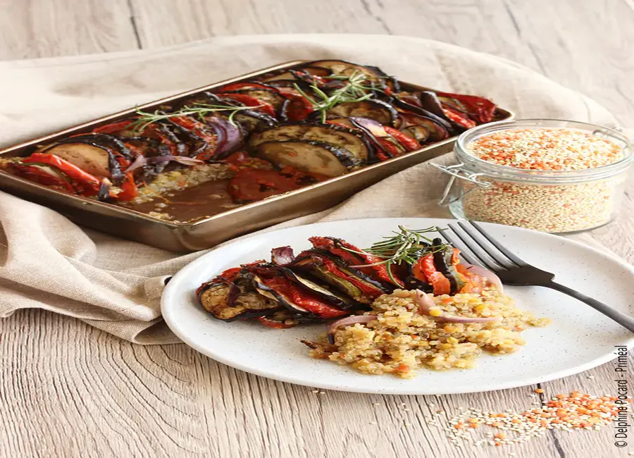 Tian de légumes au quinoa