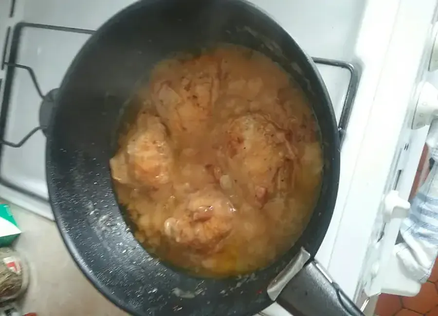 Cuisses de poulet au cidre