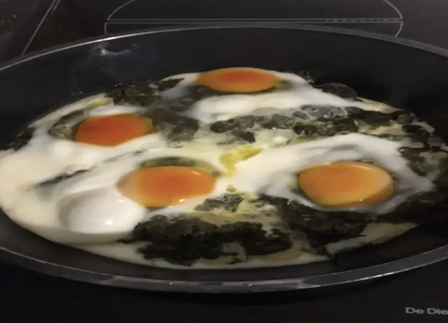 Oeufs florentine à la poêle