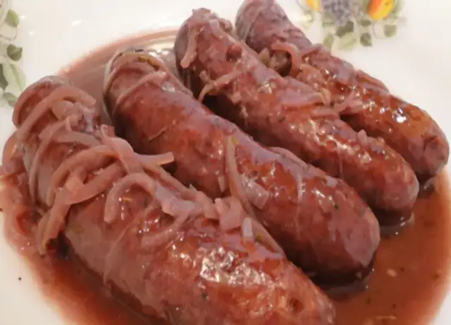 Diots au vin rouge