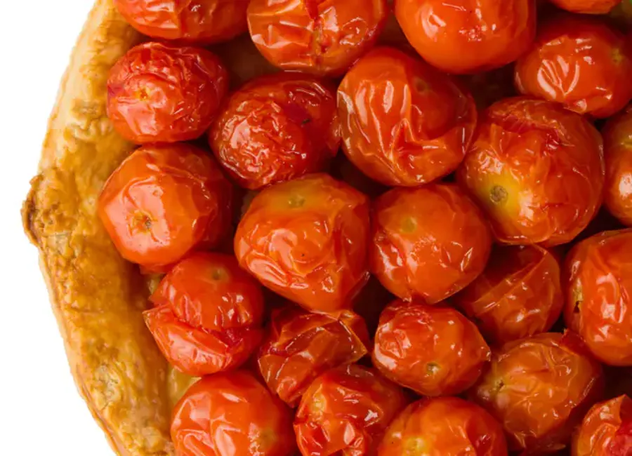 Petites tatins de tomates cerises