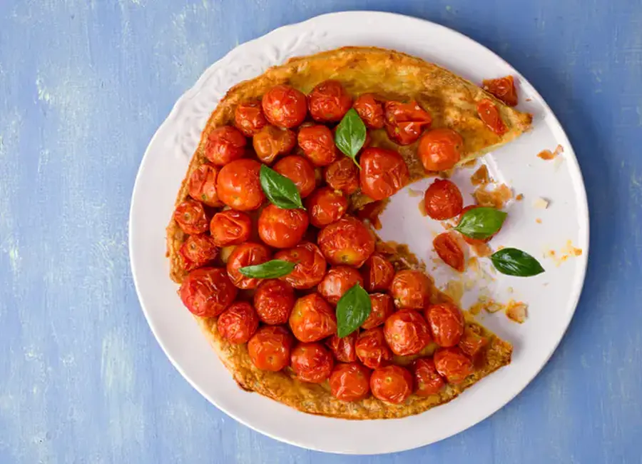 Tatin de tomates cerises