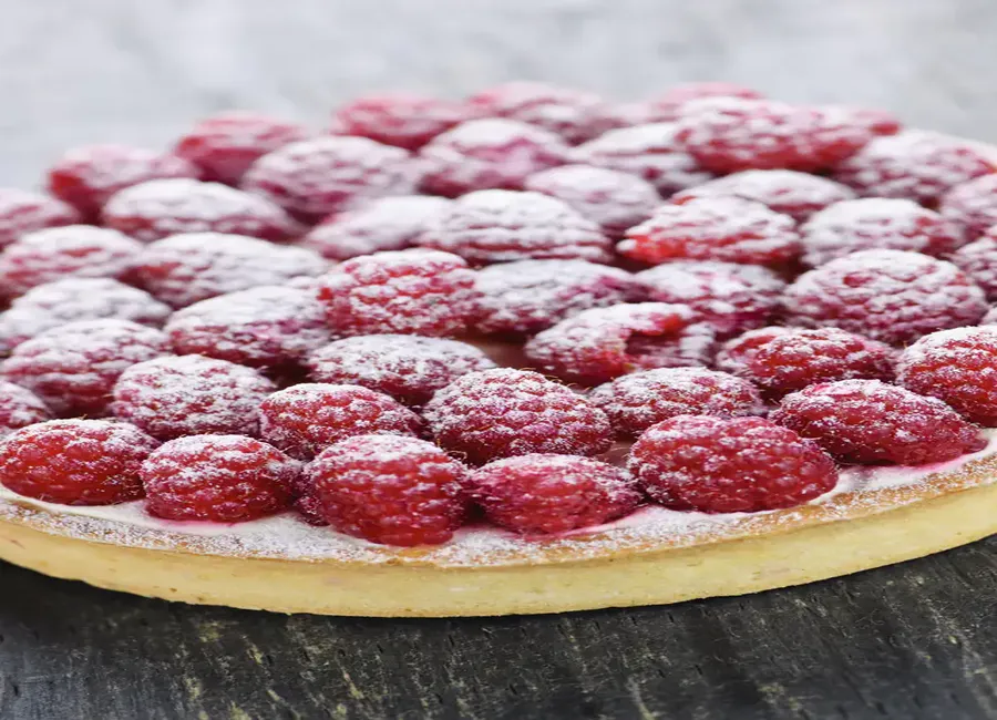 Gâteau aux framboises