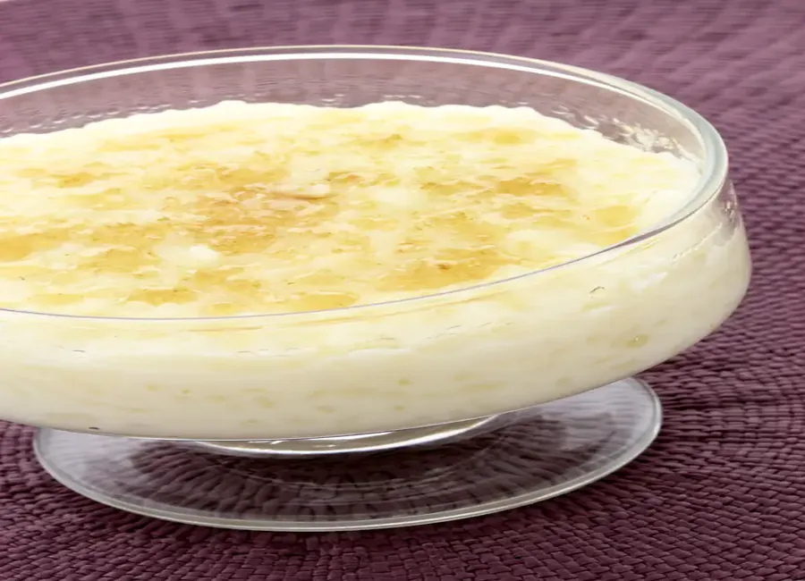 Crème vanille aux perles de tapioca