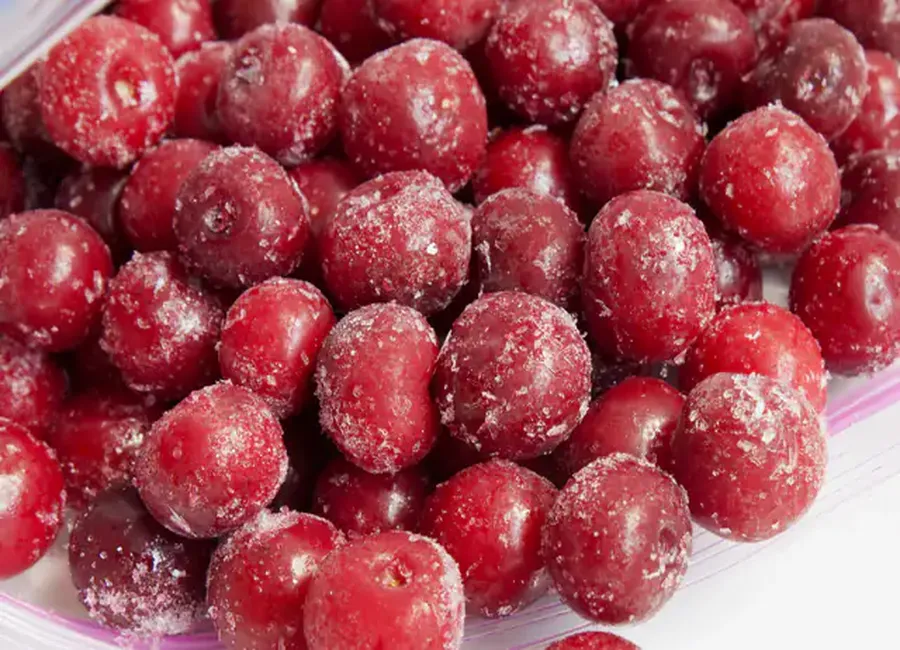 Cerises congelées