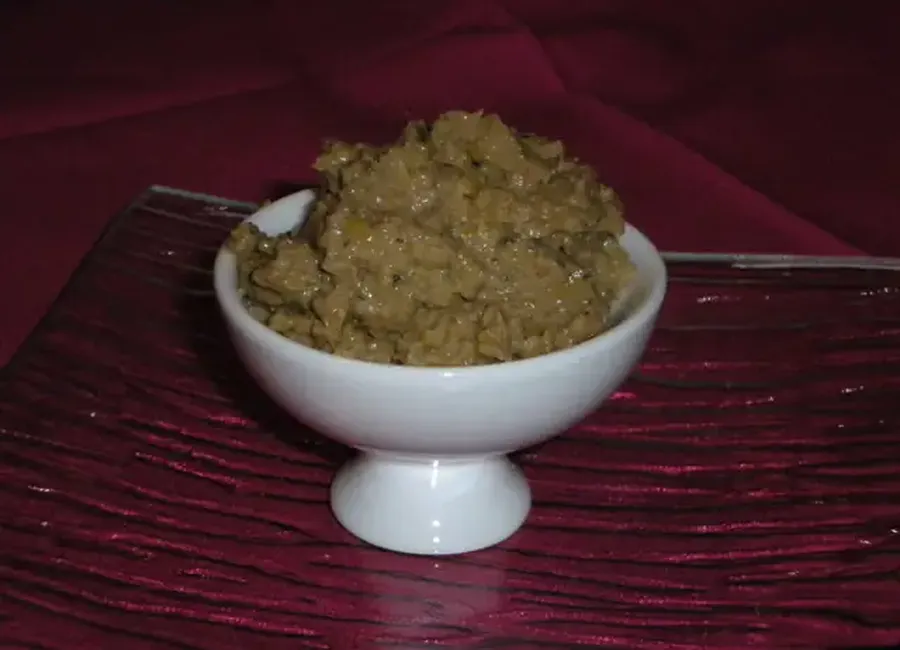 Tapenade d'olives vertes aux anchois