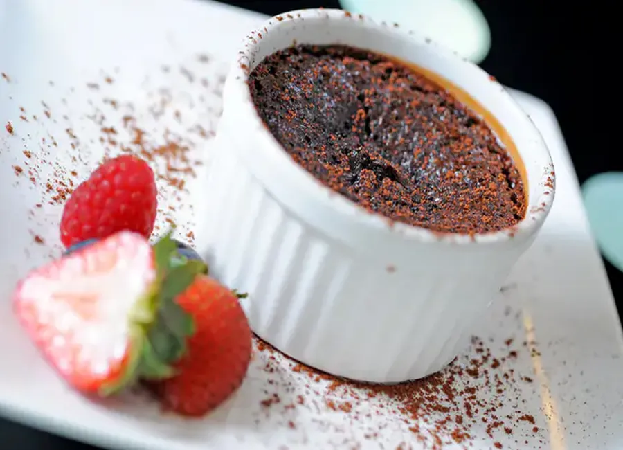 Fondants chocolat coeur carambar