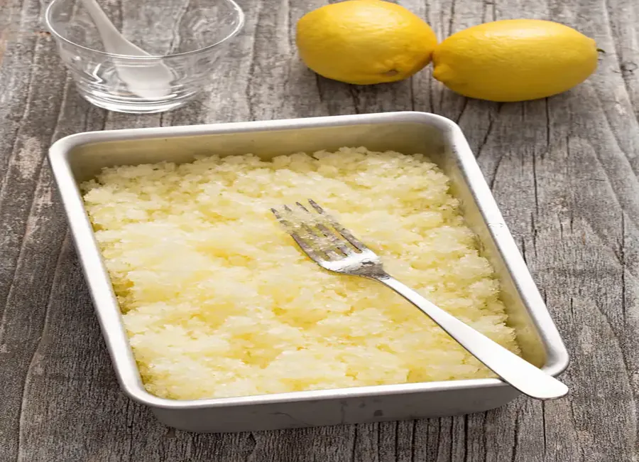 Granité aux citron espagnol dit "agua limon"