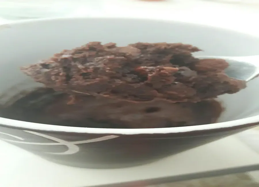 Mug cake chocolat pomme rapide et leger