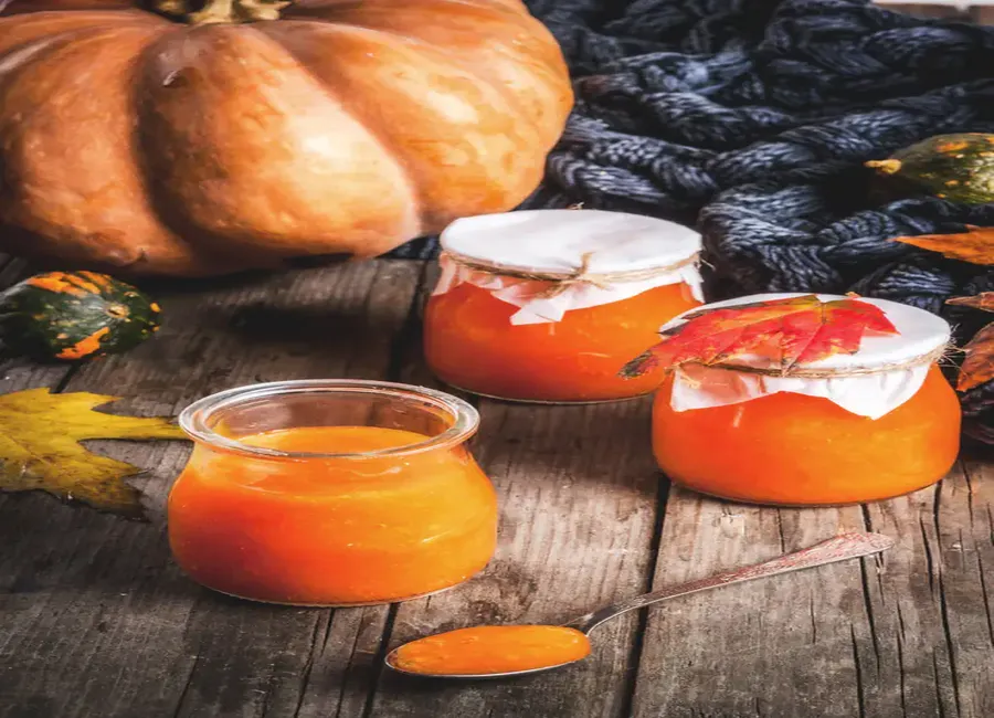 Confiture de potiron et abricots secs à la vanille