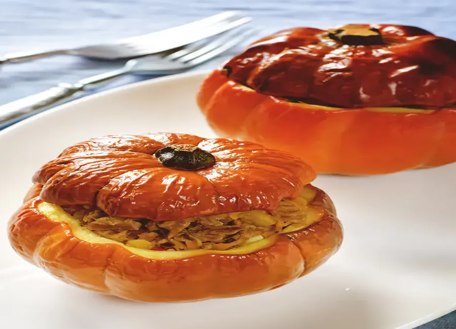 Potiron au lard