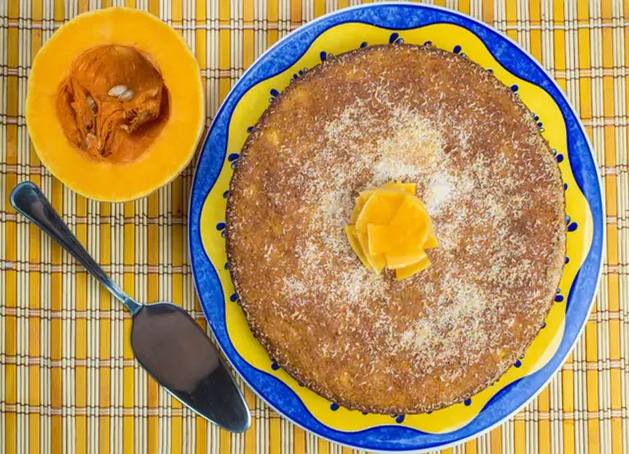 Gâteau potiron/coco