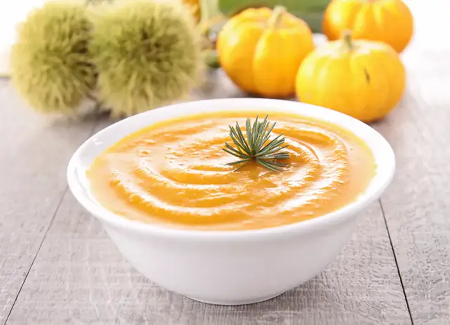 Velouté de potimarron et panais