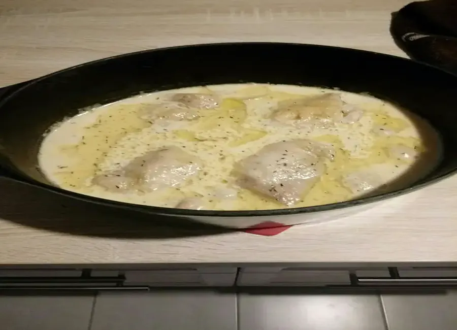 Cuisses de poulet à la bière en cocotte