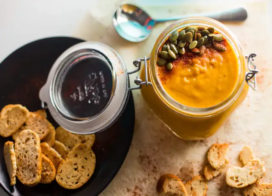 Velouté potimarron-marron simple et goûteux