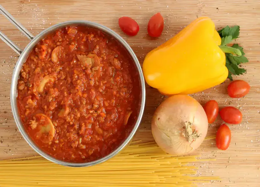 Sauce bolognaise aux légumes