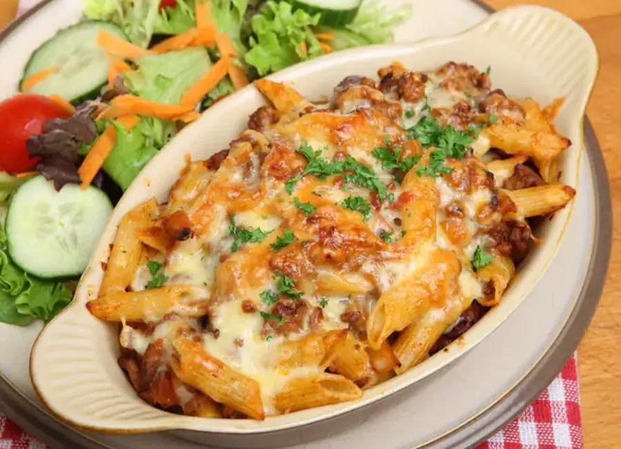 Gratin de pâte bolognaise express