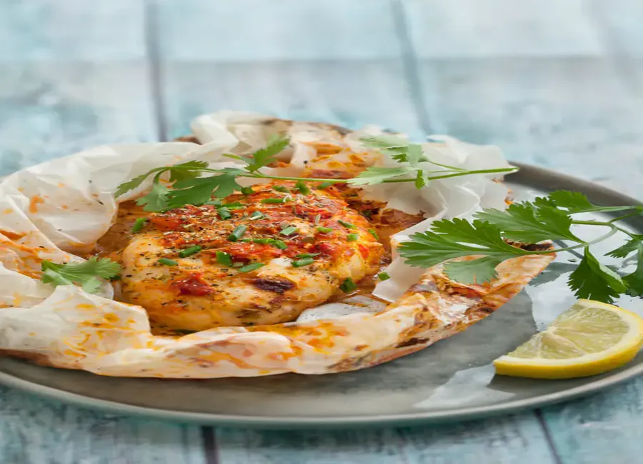 Escalope en papillote