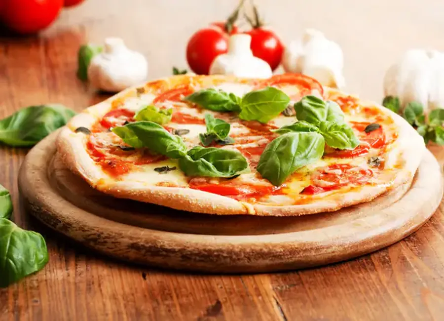 Pâte à pizza light