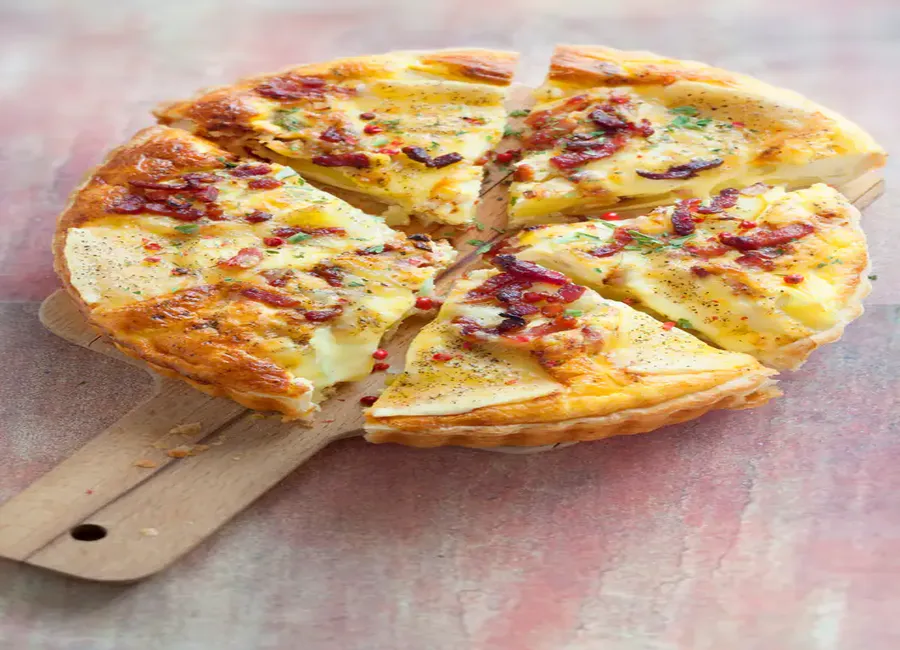 Quiche à la tartiflette