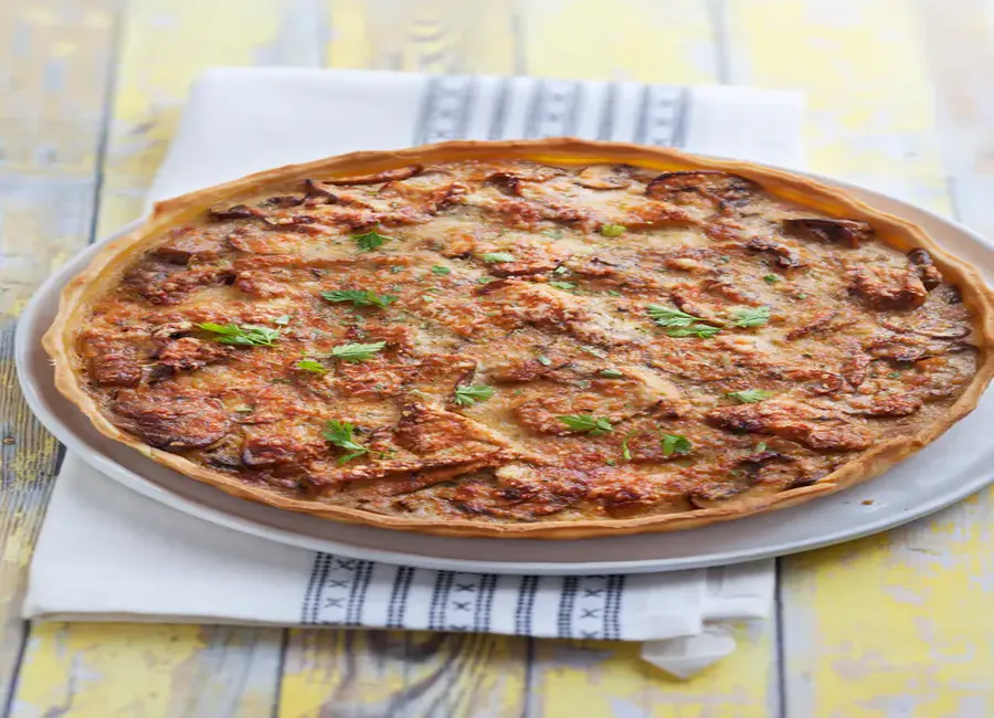 Quiche aux cèpes