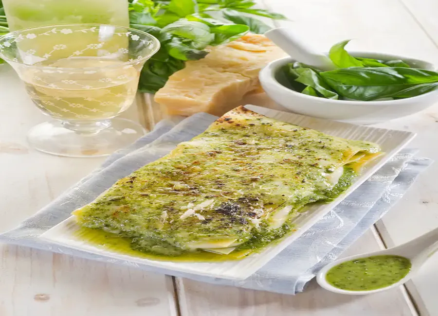 Lasagnes pesto