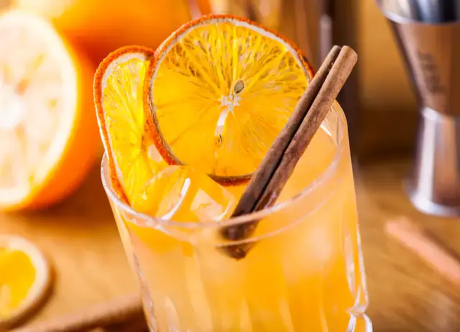 Punch maison à l'orange