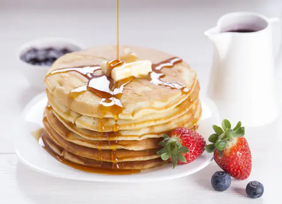 Pancakes au lait d'amande