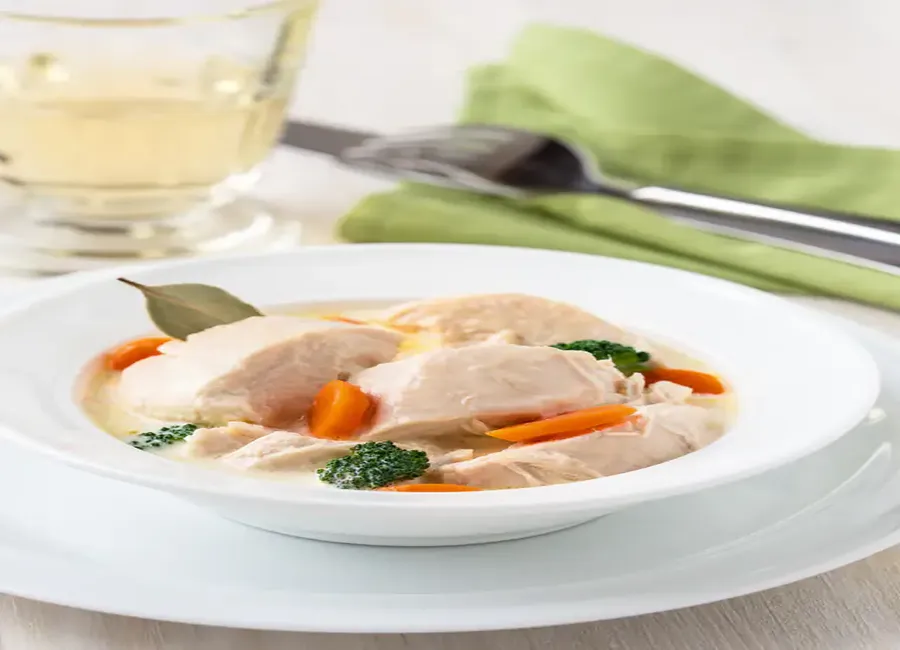 Blanquette de saumon aux moules